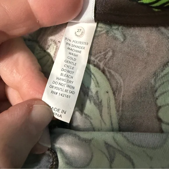 LuLaRoe TC Leggings Green Pumpkins Halloween Women's Size Tall & Curvy - Picture 4 of 8